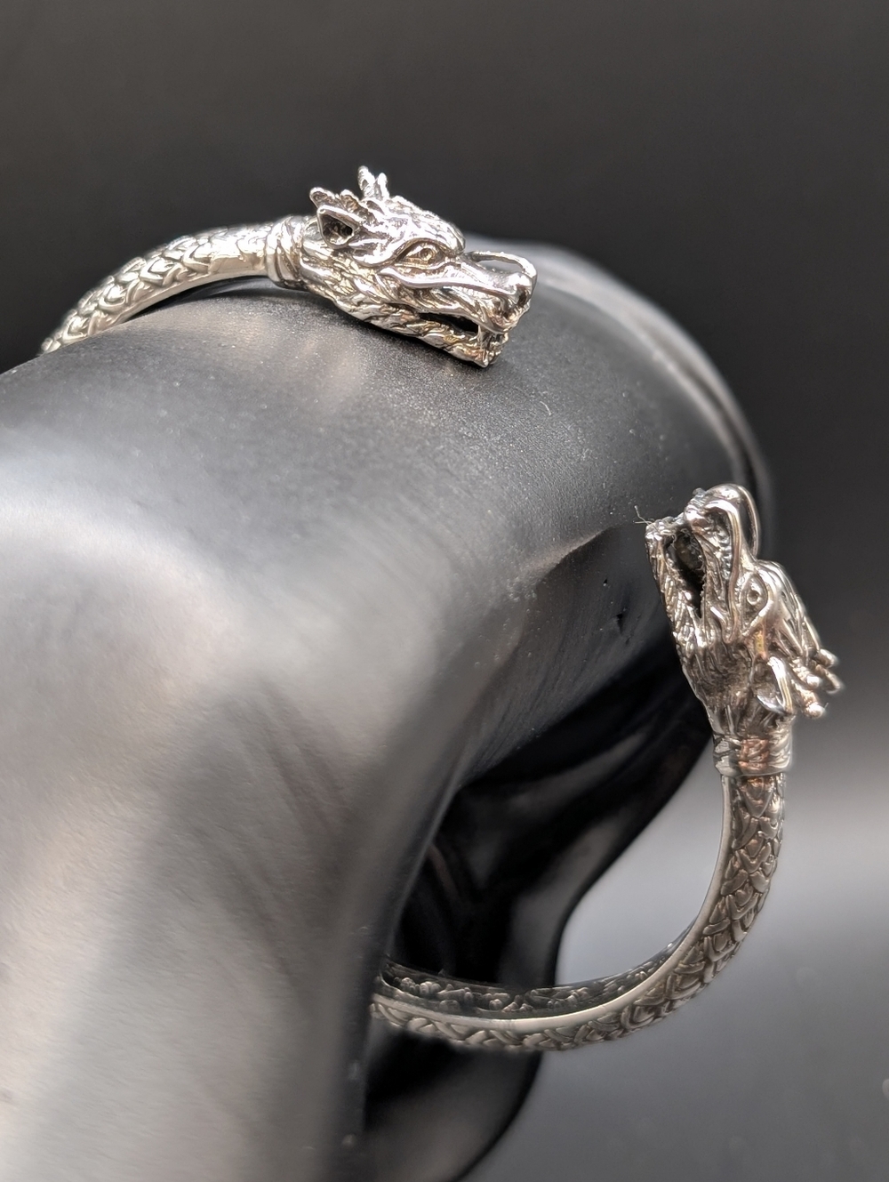 Bali 925 Silver Dragon Bracelet